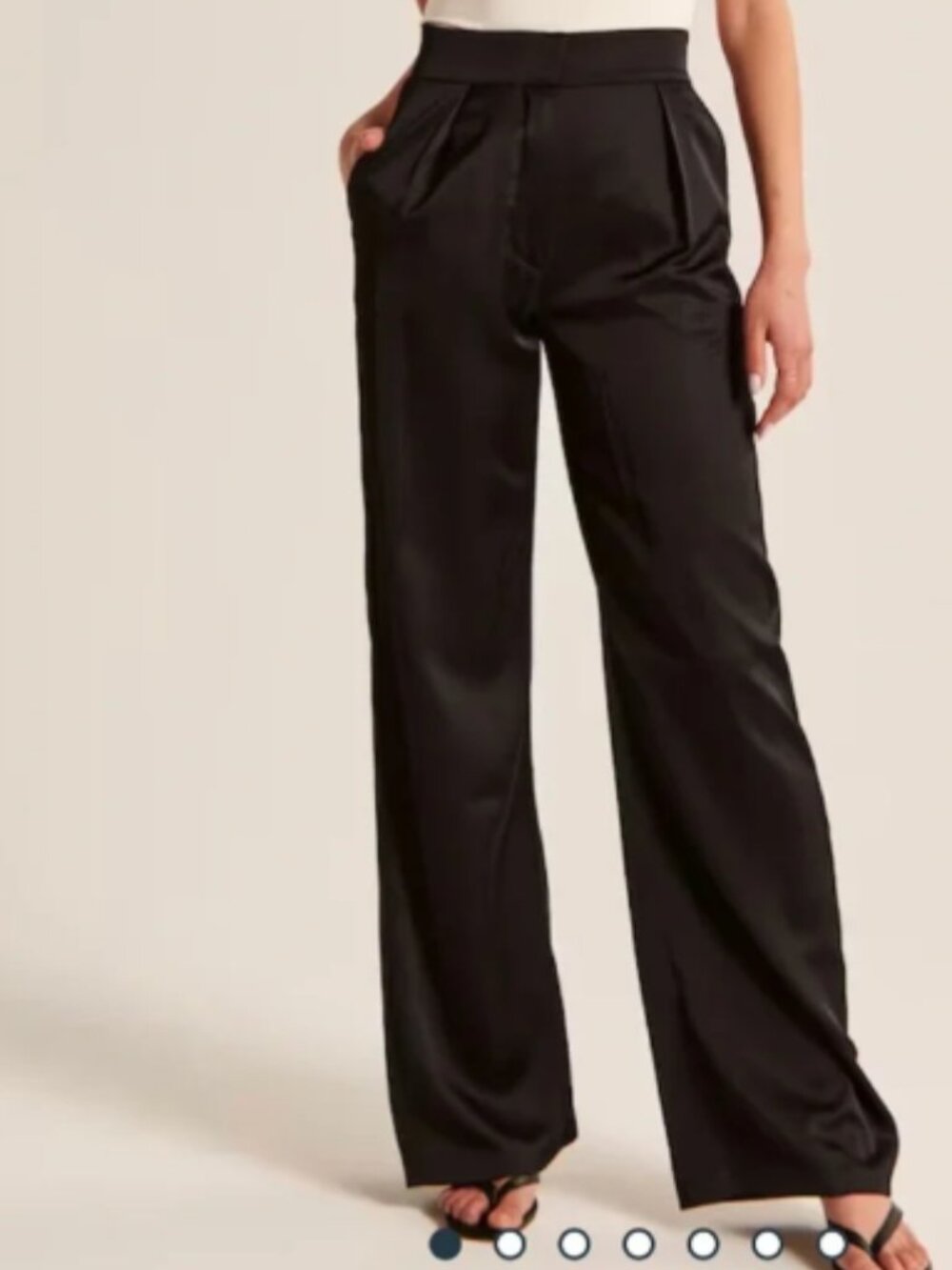 Abercrombie Tailored Satin Pant